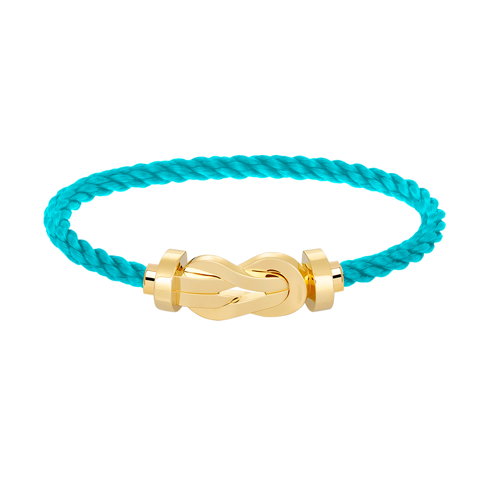 TimiCHANCE LARGE 8 FIGURE BUCKLE NO DIAMOND BRACELET GOLD