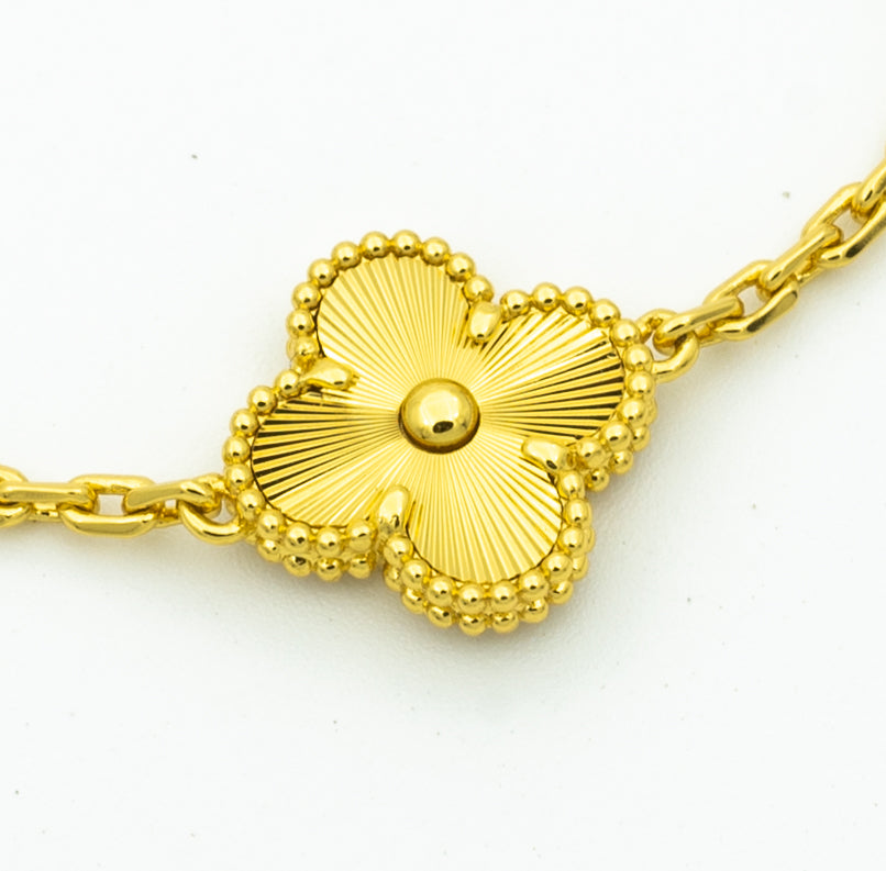 [Timi] CLOVER 5 MOTIF LASER BRACELET COLLECTION