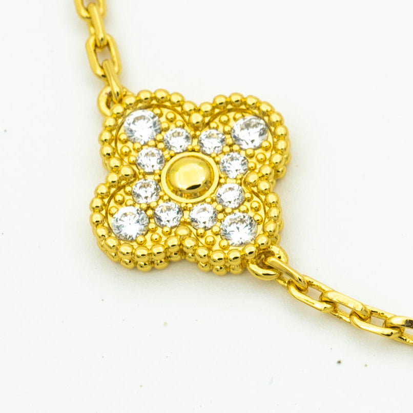 [Timi] CLOVER 5 MOTIF LASER BRACELET COLLECTION