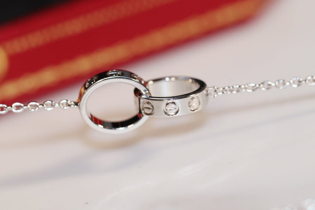 TimiLOVE NECKLACE PINK GOLD AND SILVER