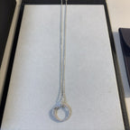 TimiJUSTE NECKLACE SILVER DIAMONDS
