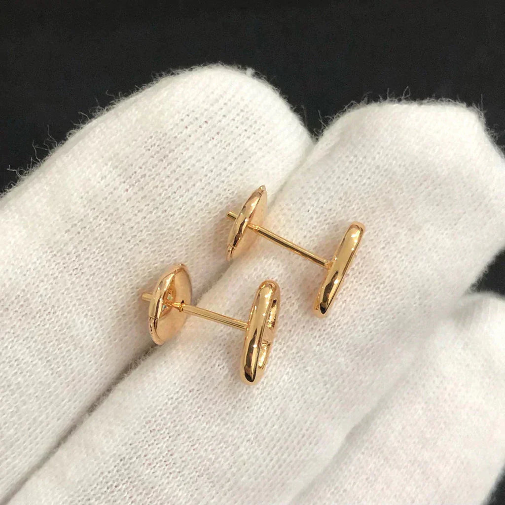 TimiCHAINE SMALL EARRINGS GOLD AND SILVER