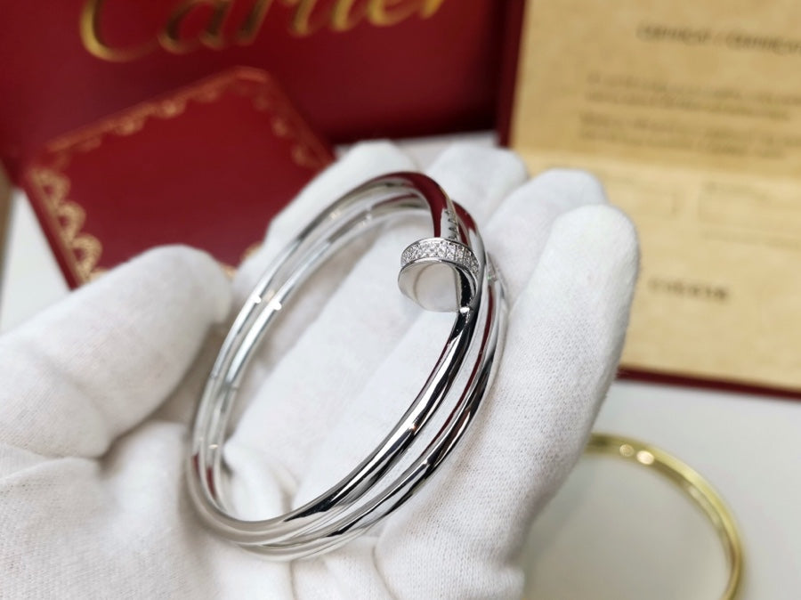 TimiJUSTE BRACELET 3.5MM DOUBLE ROW DIAMOND