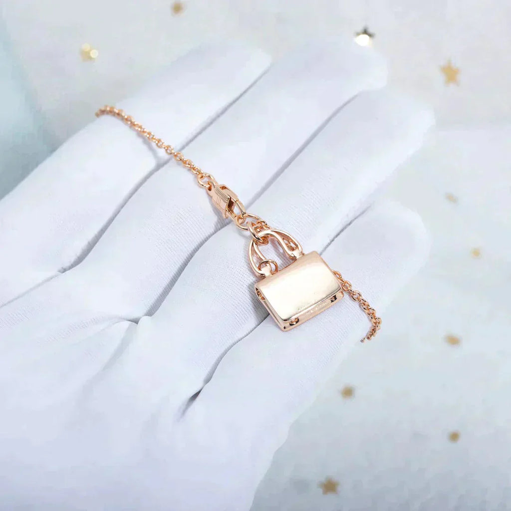 TimiAMULETTE PEDANT ROSE GOLD NECKLACE