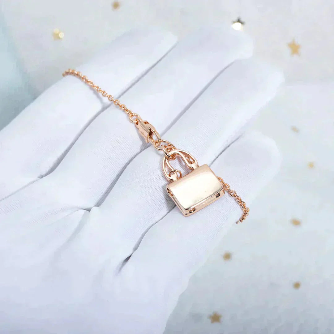 TimiAMULETTE PEDANT ROSE GOLD NECKLACE