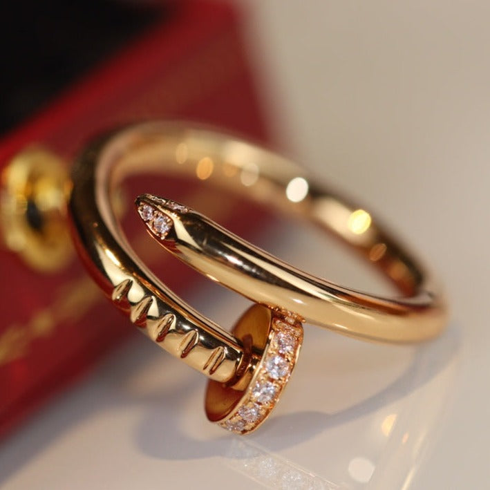 TimiJUSTE RING 2.65MM GOLD DIAMOND