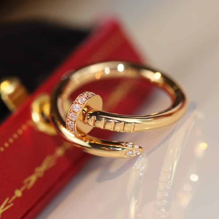 TimiJUSTE RING 2.65MM GOLD DIAMOND