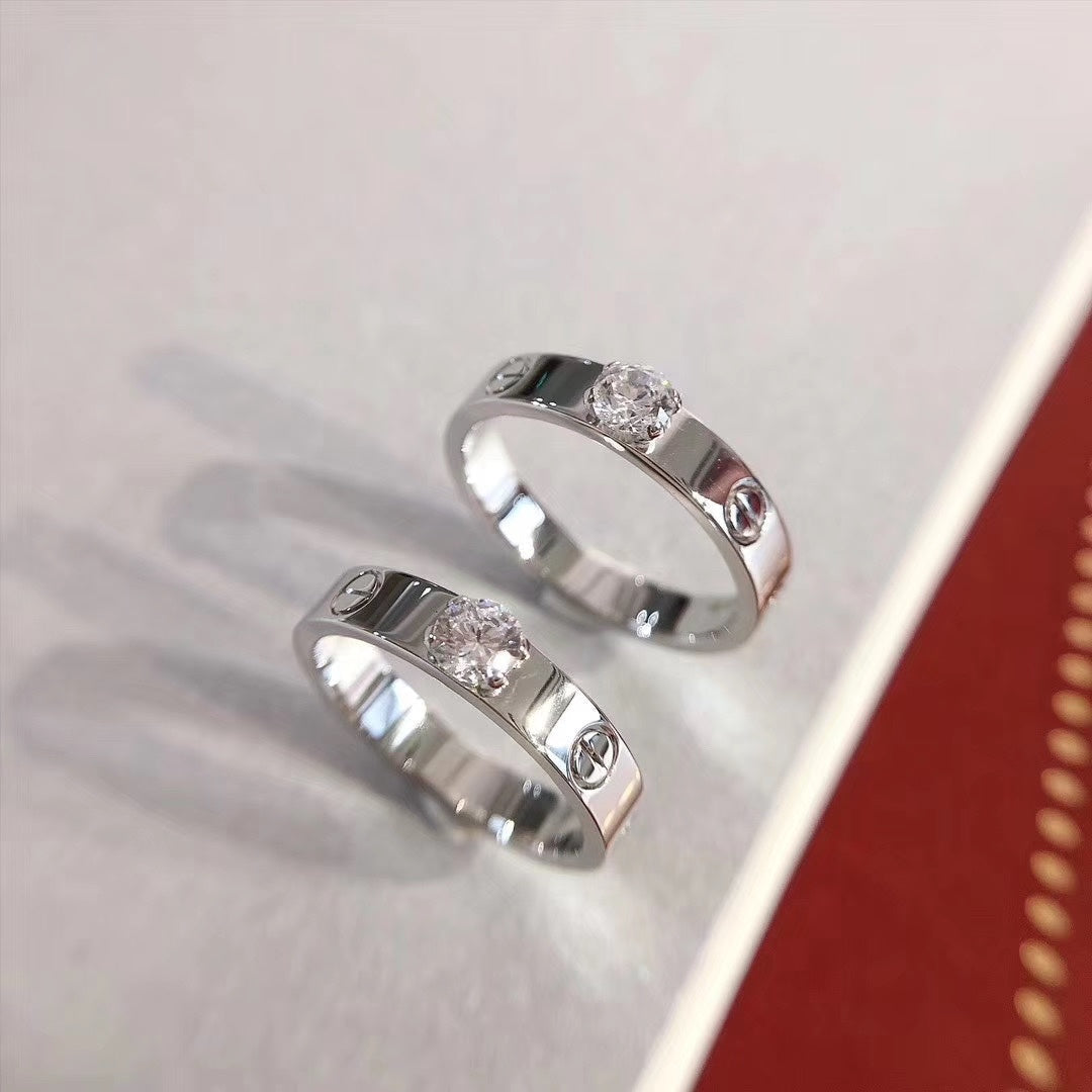 TimiLOVE RING 3.6MM 1 BIG DIAMOND