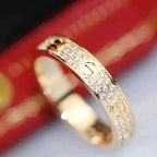 TimiLOVE RING 3.6MM DIAMOND PAVED