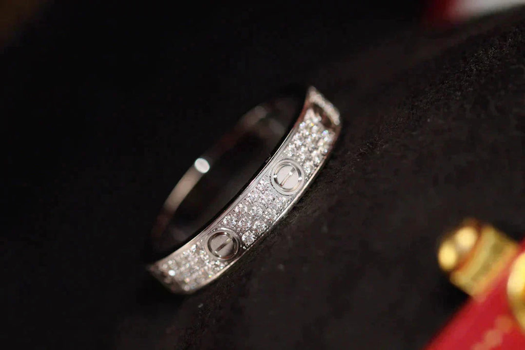 TimiLOVE RING 3.6MM DIAMOND PAVED