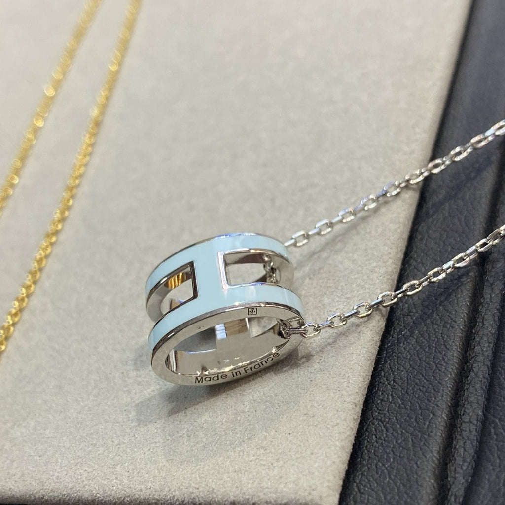 TimiPOP H LIGHT BLUE NECKLACE