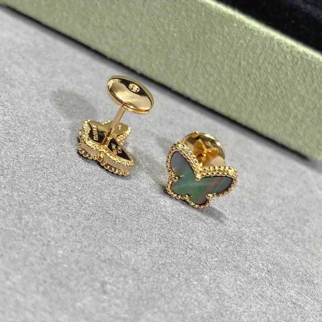 TimiBUTTERFLY DARK MOP  EARRINGS