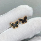 TimiBUTTERFLY DARK MOP  EARRINGS