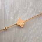 TimiCOLOR STAR CARNELIAN PINK GOLD DIAMOND BRACELET