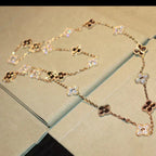TimiCLOVER 20 MOTIFS LASER DIAMOND NECKLACE