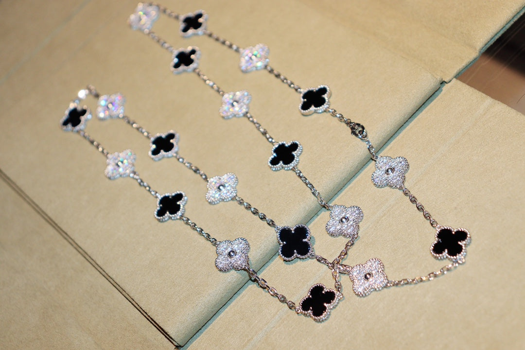 TimiCLOVER 20 MOTIFS ONYX DIAMOND SILVER