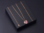 TimiAMULETTE ROSE GOLD PINK MOP NECKLACE