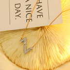 TimiVOLT SILVER DIAMOND PEDANT NECKLACE