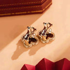 TimiCLOVER MEDIUM 1 MOTIFS CARNELIAN  EARRINGS