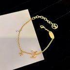 TimiLOGO STAR MOTIF GOLD BRACELET