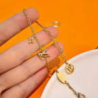 TimiLOGO STAR MOTIF GOLD BRACELET