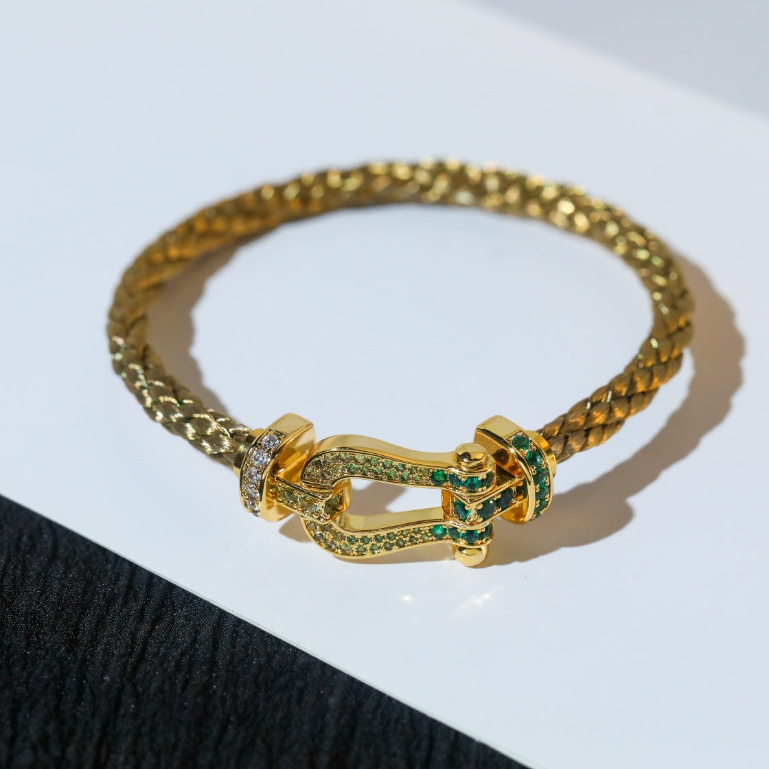 TimiFORCE 10 GOLD GREEN DIAMOND PAVED
