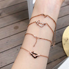 TimiFORCE 10 PINK GOLD DIAMOND NECKLACE