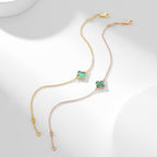 ¡®Timi¡¯CLOVER BRACELET MALACHITE 1 MOTIF
