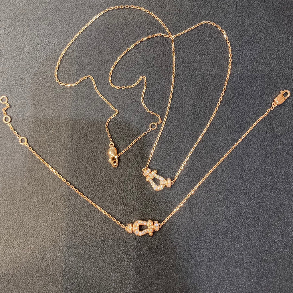 TimiFORCE 10 DIAMOND PINK GOLD NECKLACE MINI MODEL