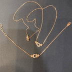 TimiFORCE 10 DIAMOND PINK GOLD NECKLACE MINI MODEL