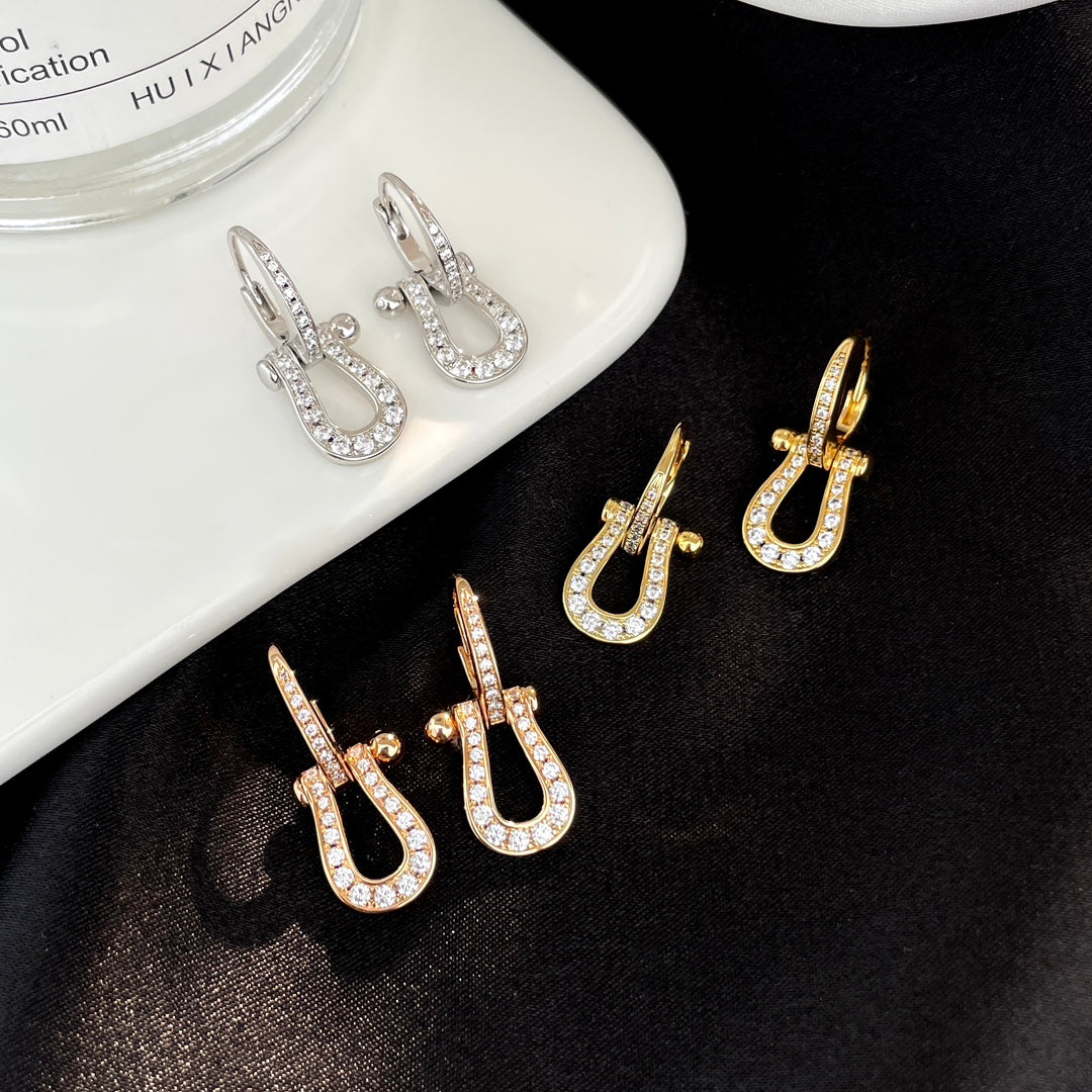 TimiFORCE 10 FULL DIAMOND DROP EARRINGS MEDIUM MODEL