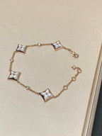 TimiSTAR 4 MOTIF MOP DIAMOND PINK GOLD BRACELET
