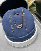 TimiFORCE 10 DIAMOND PINK GOLD NECKLACE