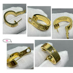 TimiLOVE 5.5MM 1 DIAMOND EARRINGS