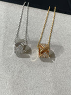 TimiLIENS EVIDENCE DIAMOND PAVED NECKLACE