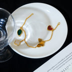 ¡®Timi¡¯LUCKY SPRING 5 MOTIF GOLD BRACELET