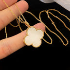 TimiCLOVER 25MM MOP LARGE PENDANT NECKLACE