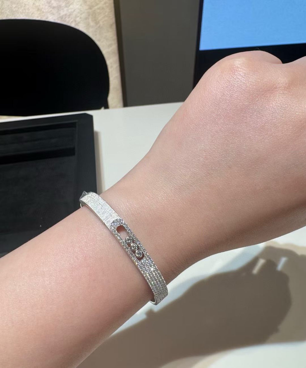 [Timi]2026 BRAND-NEW FROSTED BRACELET WITH DIAMONDS THREE COLORS