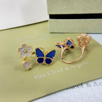 [Timi] 2026 NEW MODEL SPRING LUCKY 3 MOTIF GOLD RING