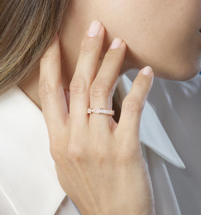 TimiALLIANCE LIENS VIDENCE PAVED DIAMOND 4MM RING