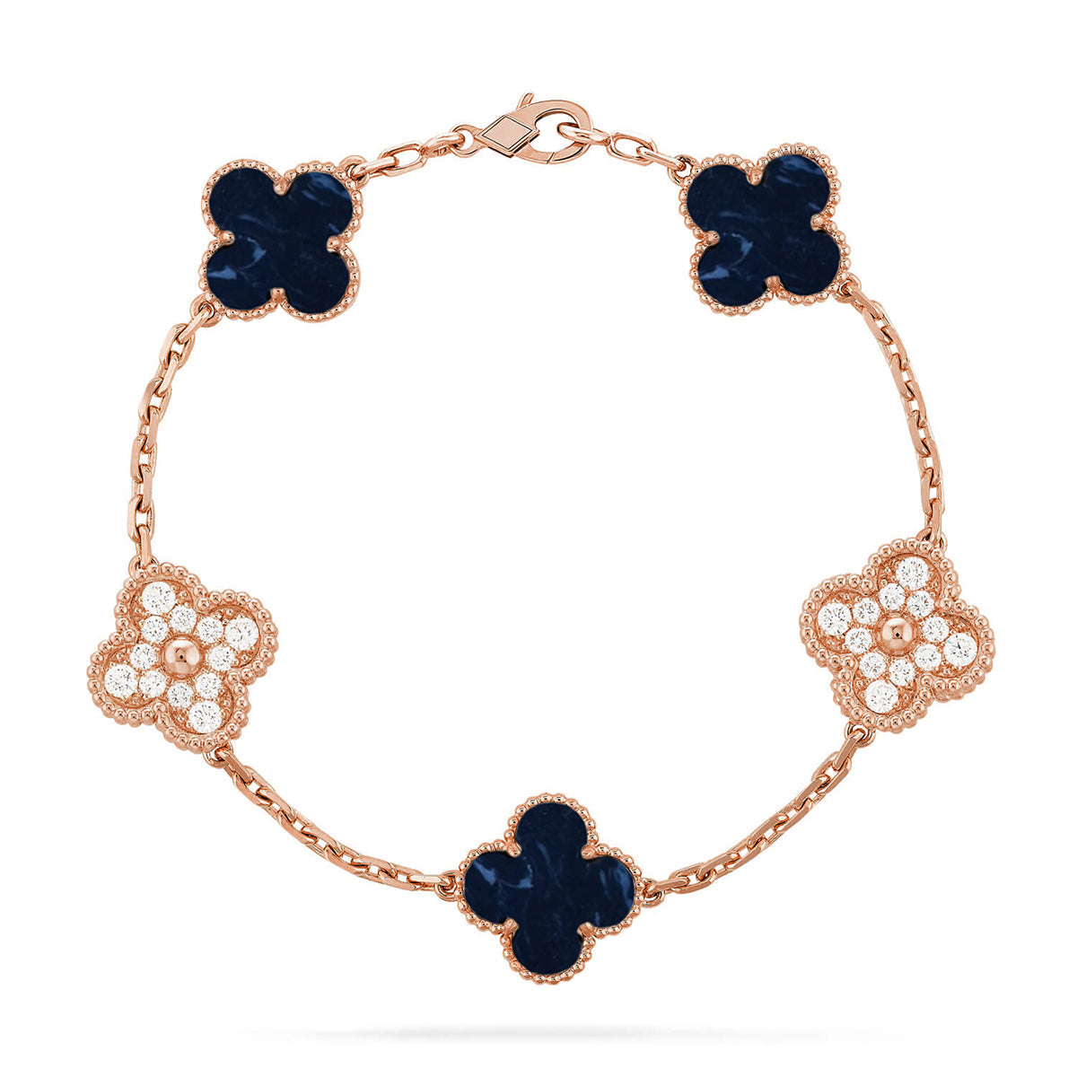 [Timi]New CLOVER 5 MOTIF PIETERSITE BRACELET COLLECTION