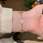 TimiCLOVER 5 MOTIF PINK BLUE RED WHITE BRACELET