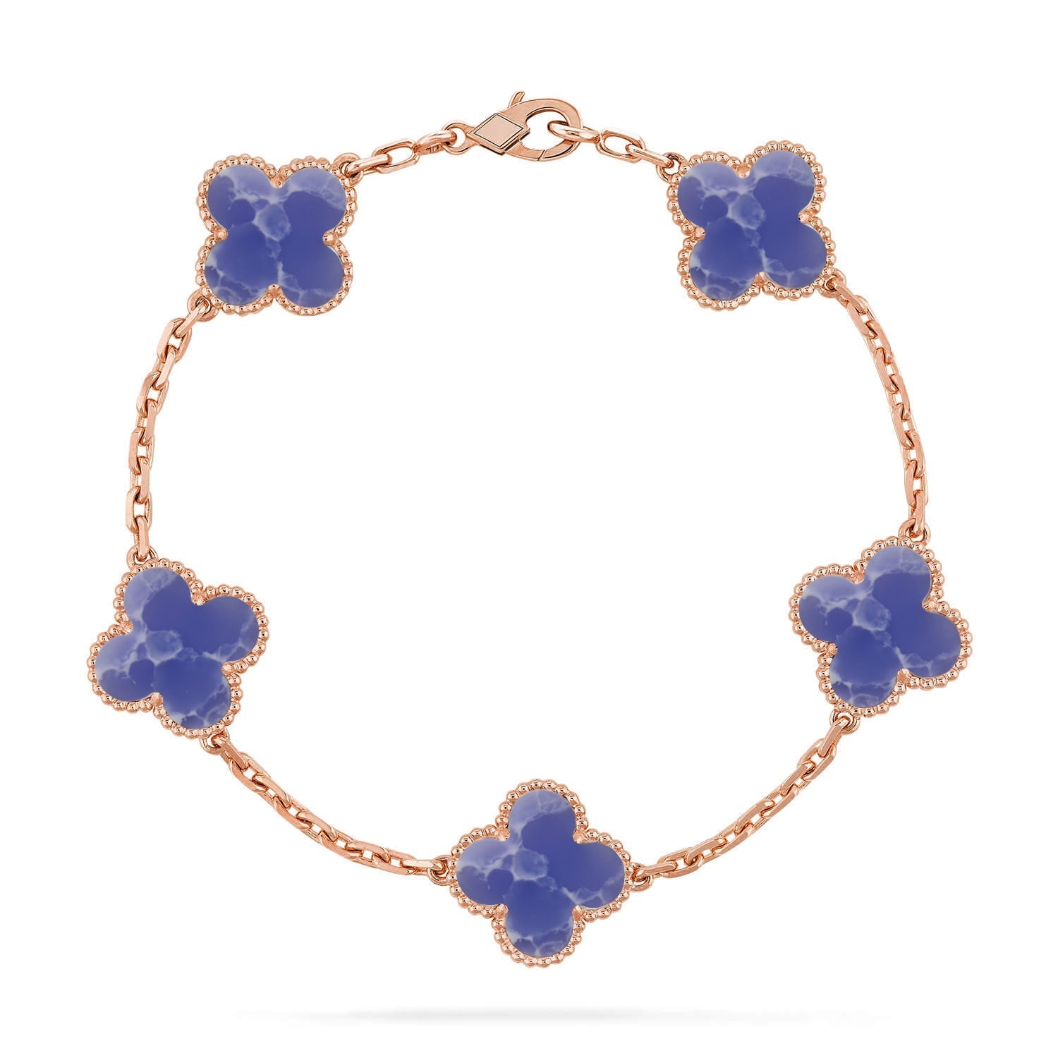 [Timi]New CLOVER 5 MOTIF BLUE VEINS BRACELET COLLECTION