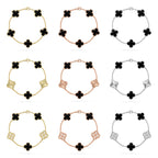 [Timi]New CLOVER 5 MOTIF ONYXS BRACELET COLLECTION