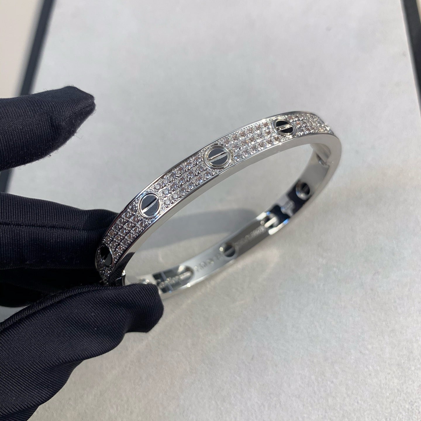 TimiLOVE BRACELET 6.1MM DIAMOND-PAVED CERAMIC
