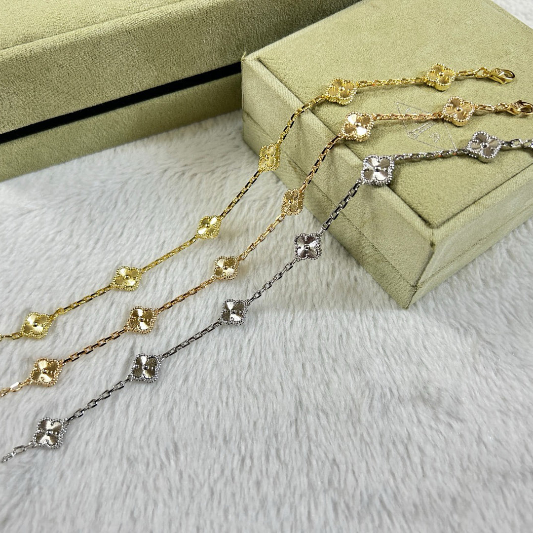 [Timi]New CLOVER 6 MOTIF DIAMOND BRACELET