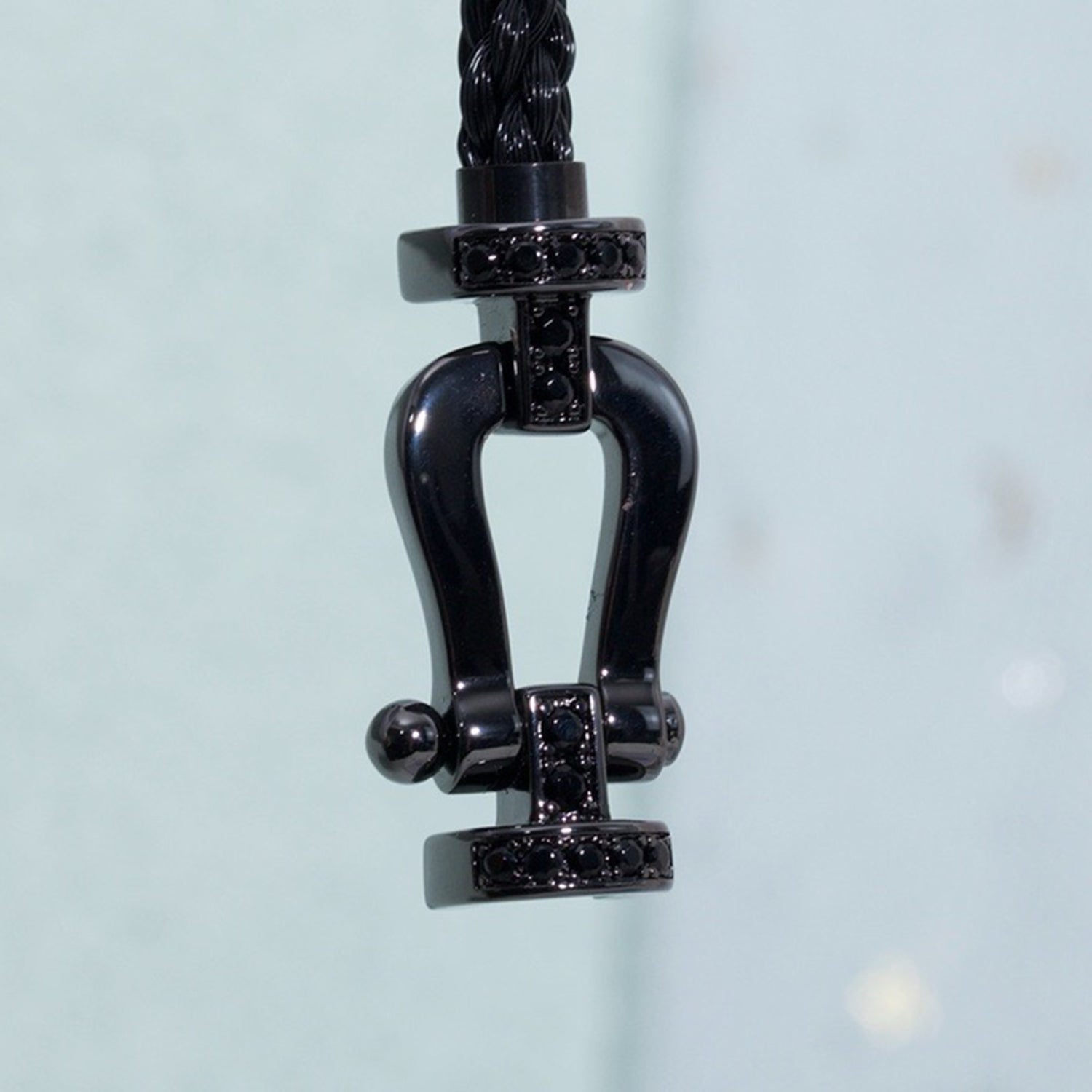 TimiFORCE LARGE SERIES HORSESHOE BLACK SAMURAI BRACELET