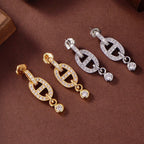 TimiHM CHAINE DIAMOND EARRINGS
