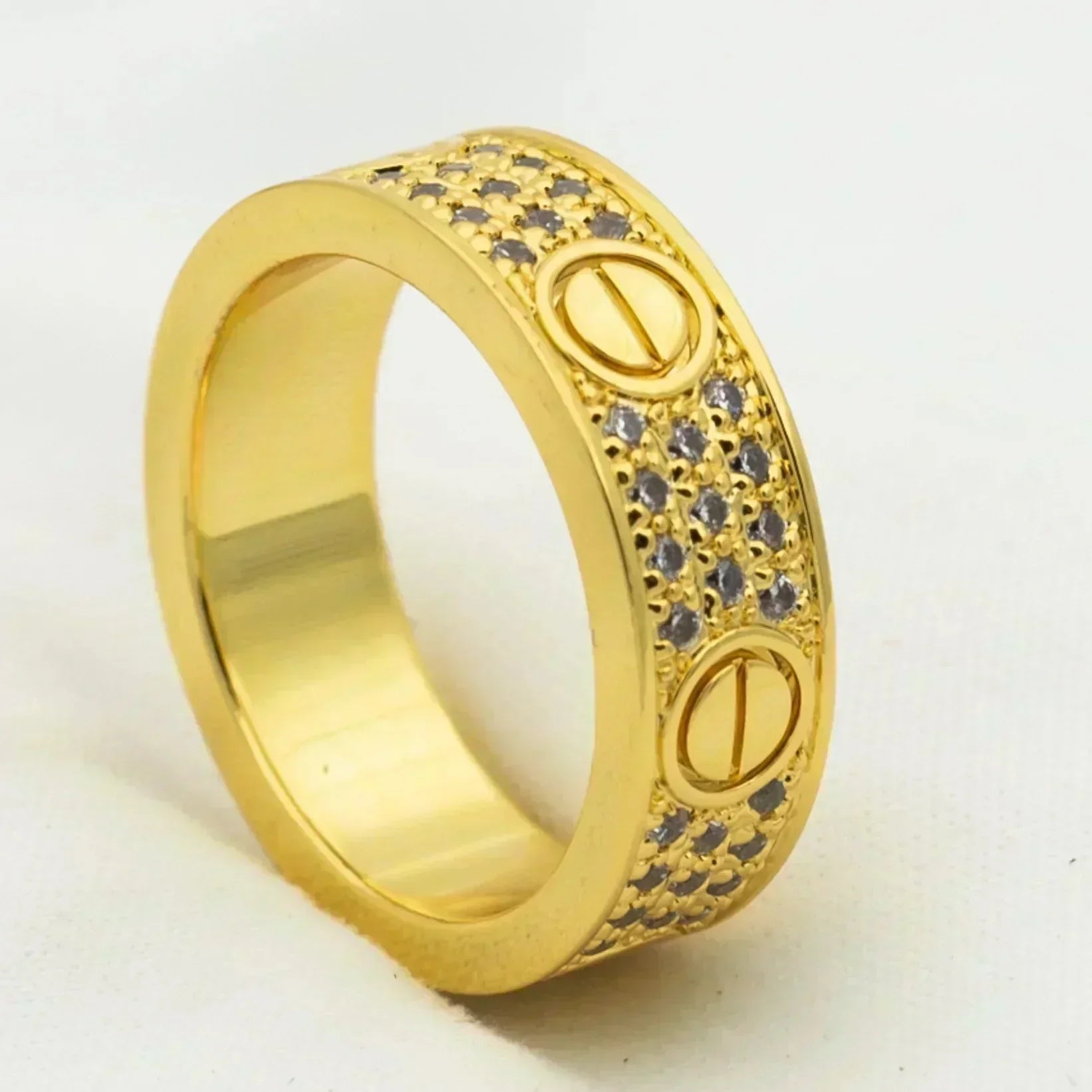 TimiLOVE RING 5.5MM DIAMONDS PAVED
