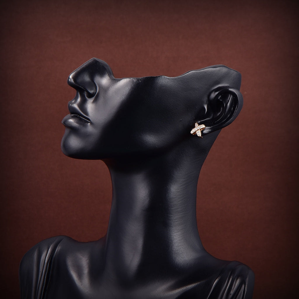 TimiJEUX DE GOLD DIAMOND EARRINGS